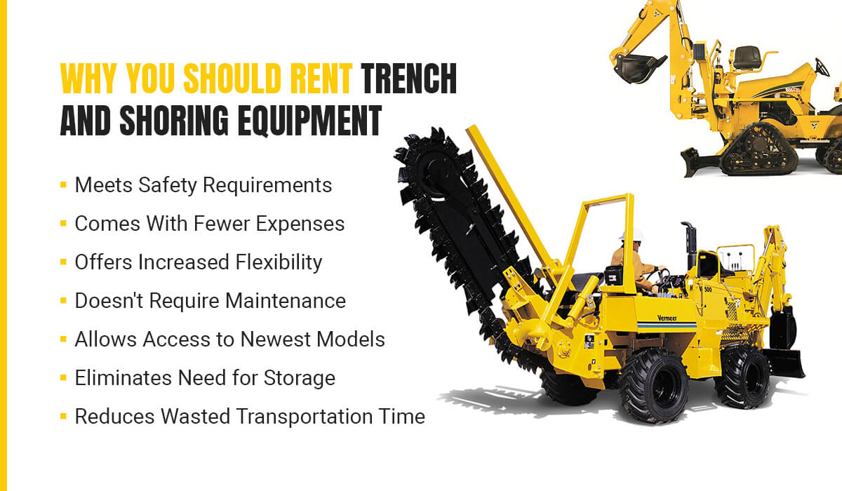 Why You Should Rent Trench and Shoring Equipment