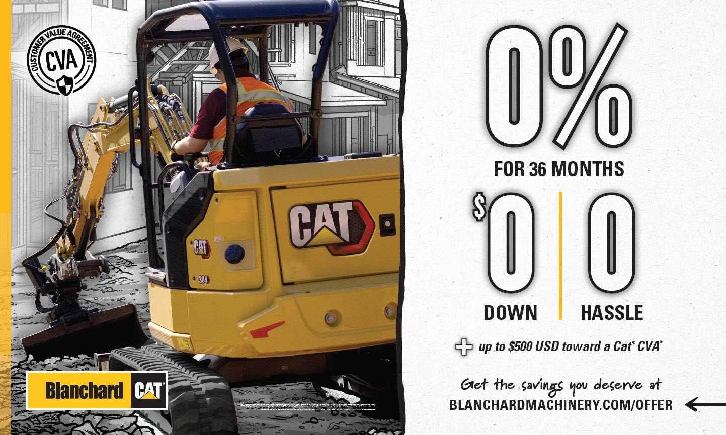 0% FOR 36 MONTHS.* $0 DOWN. 0 HASSLE.
