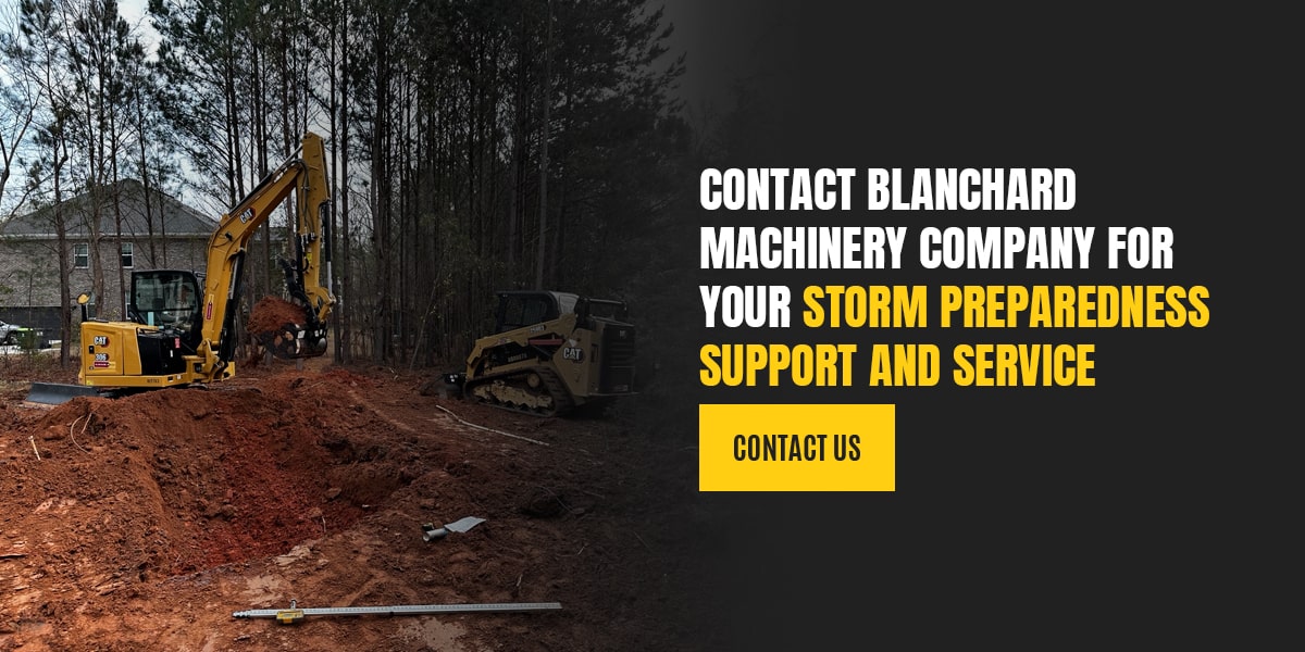 Contact Blanchard Machinery for Storm Preparedness