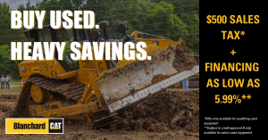 Buy used. Heavy savings. $500 sales tax + Financing as low as 5.99% Offer only available for qualifying used equipment. Subject to credit approval and only available for select used equipment.