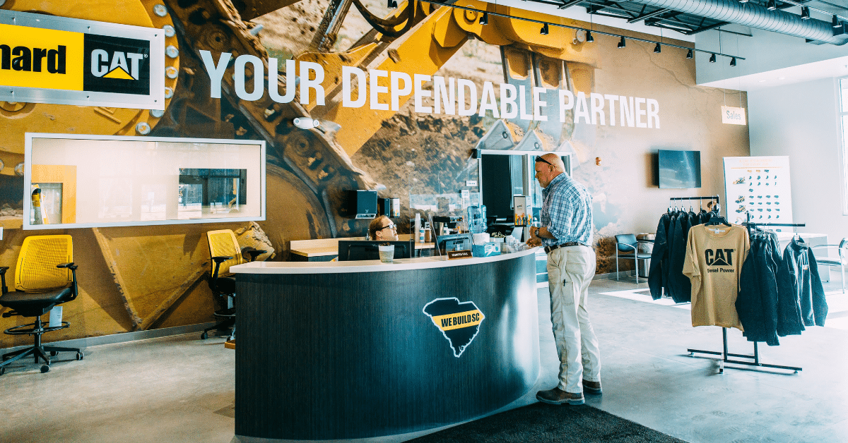 image of a customer doing business with Blanchard Machinery