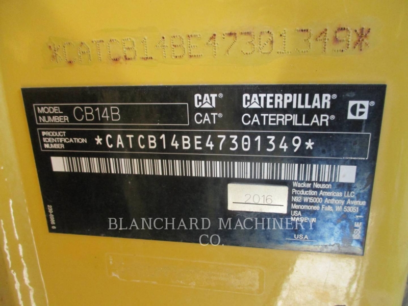 2017 Cat CB14B Blanchard Machinery